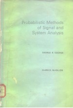 Probabilistic Methods of Signal and System Analysis