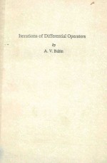 ITERATIONS OF DIFFERENTIAL OPERATORS