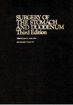 SURGERY OF THE STOMACH AND DUODENUM  THIRD EDITION