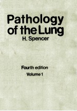 PATHOLOGY OF THE LUNG  FOURTH EDITION VOLUME 1