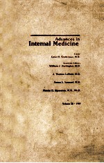 ADVANCES IN INTERNAL MEDICINE  VOLUME 32