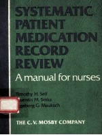 SYSTEMATIC PATIENT MEDICATION RECORD REVIEW  A MANUAL FOR NURSES