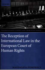 THE RECEPTION OF INTENATIONAL LW IN THE EUROPEAN COURT OF HUMAN RIGHTS