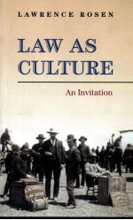 LAW AS CULTURE AN INVITATION