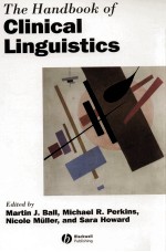 The Handbook of Clinical Linguistics