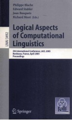 Lecture Notes in Artificial Intelligence 3492:Logical Aspects of computational Linguistics