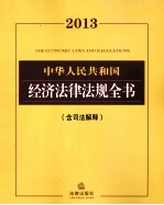 2013中华人民共和国经济法律法规全书  含司法解释