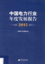 中国电力行业年度发展报告  2015