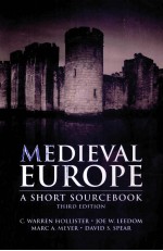 MEDIEVAL EUROPE:A SHORT SOURCEBOOK THIRD EDITION