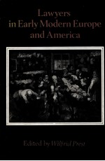 LAWYERS IN EARLY MODERN WUROPE AND AMERICA