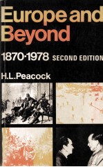 EUROPE AND BEYOND 1870-1978 SECOND EDITION WITH CORRECTIONS