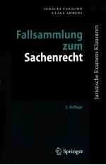 FALLSAMMIUNG ZUM SACHENRESHT