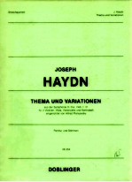 Thema und Variationen aus der Symphonie D.Dur Hob.I:31 für 2 Violinen Viola Violoncello und Kontraba