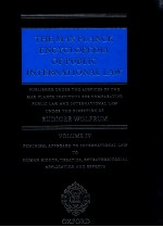 THE MAX PLANCK ENCYCLOPEDIA OF PUBLIC INTERNATIONAL LAW VOLUNE IV