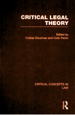 CRITCAL LEGAL THEORY VOLUME IV