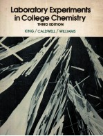 LABORATORY EXPERIMENTS IN COLLEGE CHEMISTRY THIRD EDITION