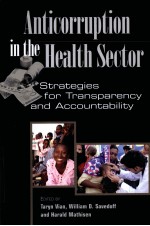 ANTICORRUPTION IN THE HEALTH SECTOR  STRATEGIES FOR TRANSPARENCY AND ACCOUNTABILITY