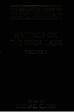 WRITINGS ON THE POOR LAWS  VOLUME II