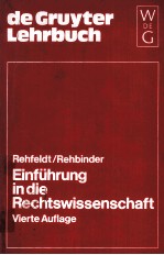 EINFUHRUNG IN DIE RECHTSWISSENSCHAFT  4