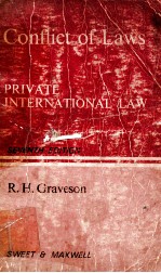 CONFLCT OF LAWS PRIVATE INTERNATIONAL LAW