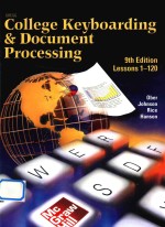 Gregg college keyboarding & document processing : Lessons 1-120