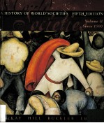 A HISTORY OF WORLD SOCIETIES VOLUME II SINCE 1500 FIFTH EDITION