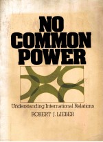 NO COMMON POWER:UNDERSTANDING INTERNATIONAL RELATIONS