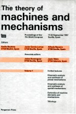 The theory of machines and machanisms volume 1