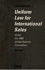 UNIFOM LAW FOR INTERNATIONAL SALES UNDER THE 1980 UNITED NATIONS COVENTION