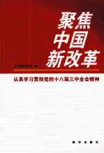 聚集中国新改革  认真学习贯彻党的十八届三中全会精神