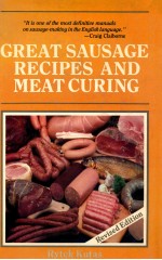 Great sausage recipes and meat curing