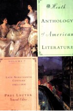 THE HEATH ANTHOLOGY OF AMERICAN LITERATURE FIFTH EDITION VOLUME C