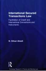 International Secured Transactions Law