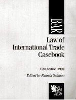 Law of international trade casebook