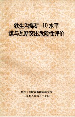 铁生沟煤矿-10水平煤与瓦斯突出危险性评价