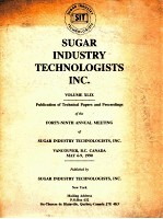 Publication of Techical papers and proceeding of the 49th annual meeting of Sugar Industry Technolog