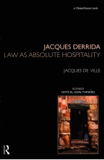 JACQUES DERRIDA LAW AS ABSOLUTE HOSPITALITY