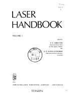 LASER HANDBOOK VOLUME 1-2