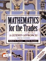 MATHEMATICS FOR THE TRADES:A GUIDE APPROACH SIXTH EDITION