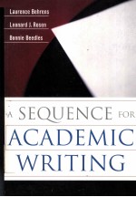 A SEQUENCE FOR ACADEMIC WRITING