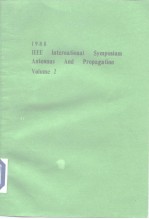 1988 IEEE International Symposium Antennas And Propagation Volume2、Volume3