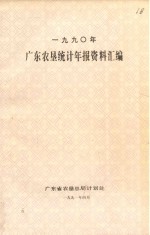 广东农垦统计年报资料汇编  1990