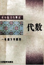 初中练习与测试·代数  一年级下学期用