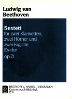 sextet for 2 clarinets 2 horns 2 bassoons in e flat major op.71 1551