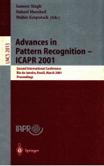 Advances in pattern recognition : ICAPR 2001