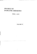 Progress in inorganic chemistry;v.33.1985.