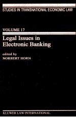 Legal Issues in Electronic Banking