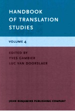 handbook of translation studies volume 4