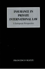 INSURANCE IN PRIVTE INTERNTIONAL LAW