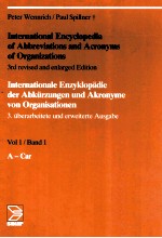 International Encyclopedia of Abbreviations and Acronyms of organizations vol10/band 10